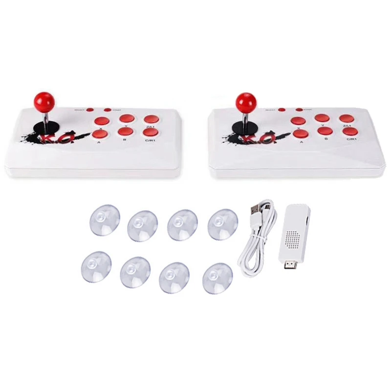 

Wireless Arcade Video Game Console TF Card Extend Can Add Game HDMI-Compatible Double Controller Game Player