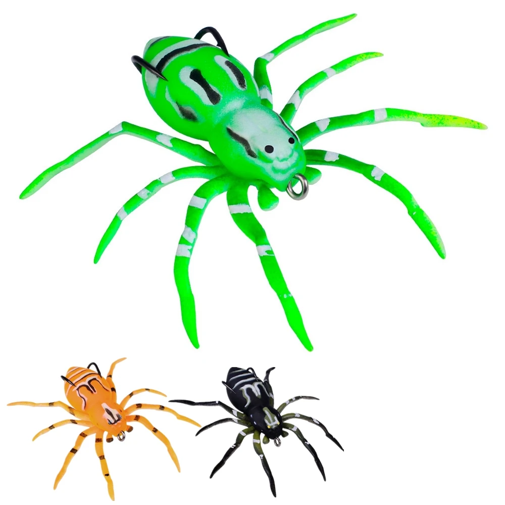 

1PC Floating Fishing Lures Simulation Spider Soft Bait 7g 7.5cm Seawater and Fresh Water Suitable for a Variety of Fish