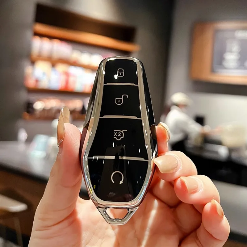 

Для BYD Dolphin Seagull Yuan UP Sea Lion 07EV Набор ключей Чехол для автомобильных ключей универсальный защитный брелок для ключей Женские инструменты Автомобиль