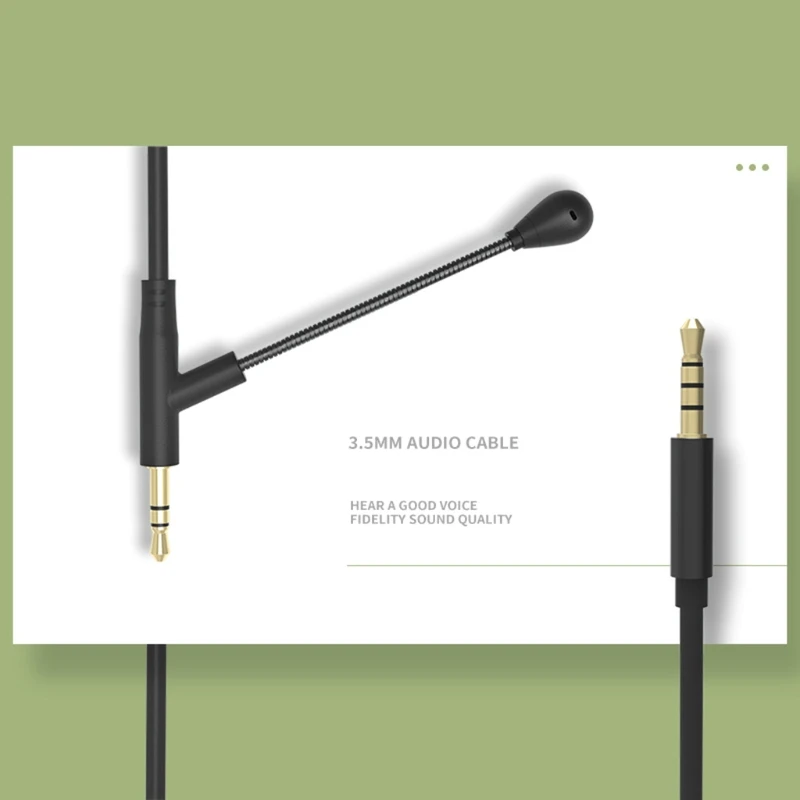 

Кабель для наушников P82F с микрофоном для игровой гарнитуры