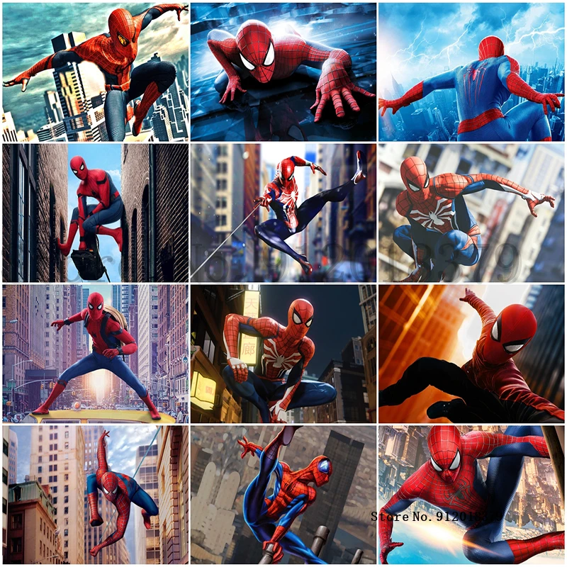 

Набор для вышивки крестиком 5D из комиксов Marvel «Человек-паук»