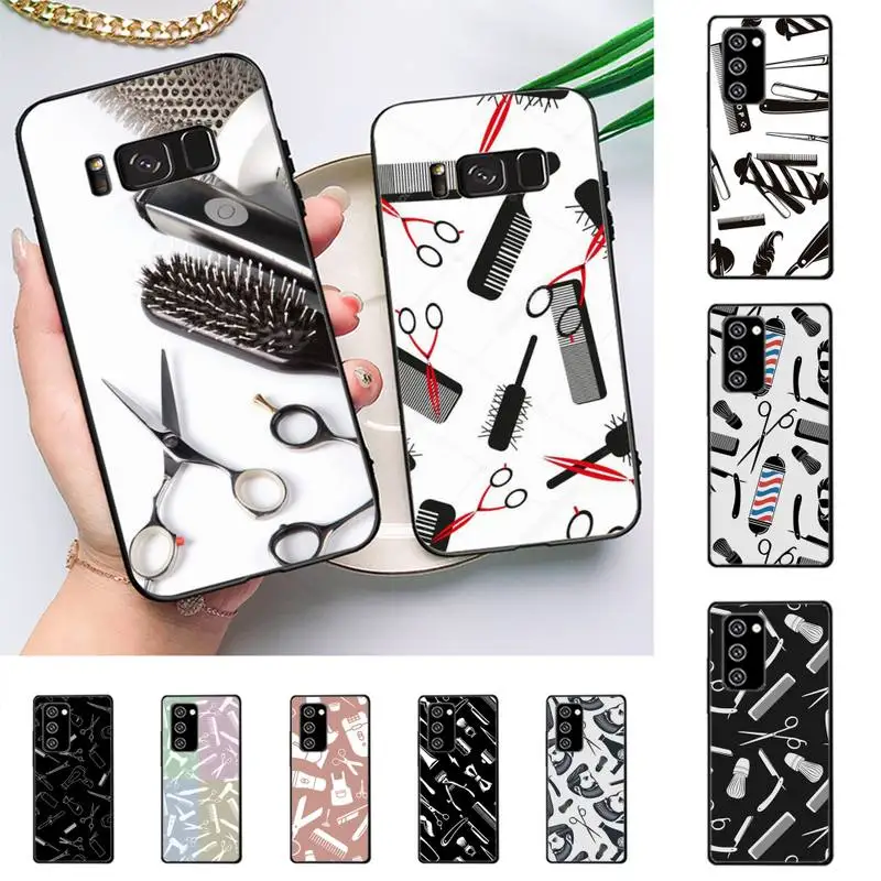 

hair stylist scissors brush switch Phone Case for Redmi 8 9 9A for Samsung J5 J6 Note9 for Huawei NOVA3E Mate20lite cover