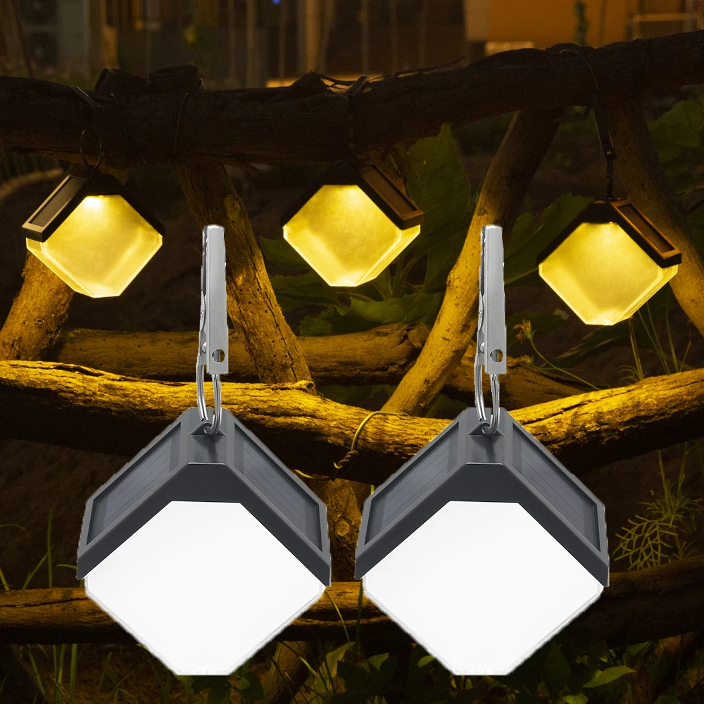 

Outdoor Waterproof Solar Lights 2LEDs Porch Clip Pendant Lamp Motion Sensing Portable Adjustable Angle Indoor Decoration Garden
