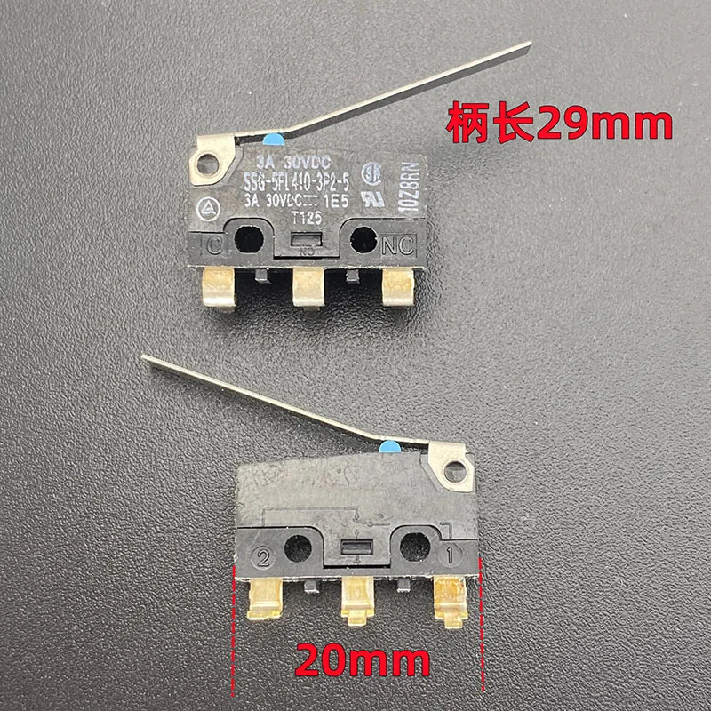 Оригинальная сертификация SSG-5FL410-3P2-5 Микропереключатель с изогнутой ручкой