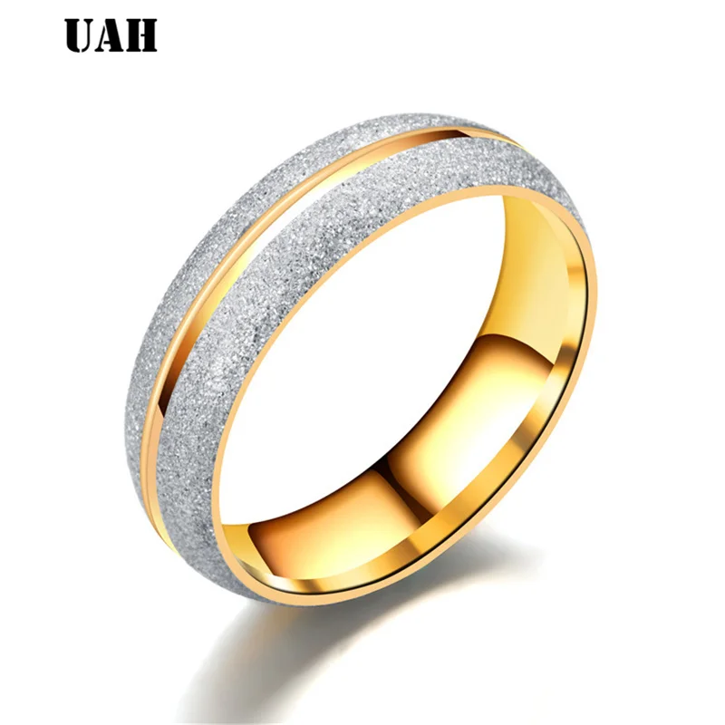 Свадебное кольцо из нержавеющей стали с кристаллами