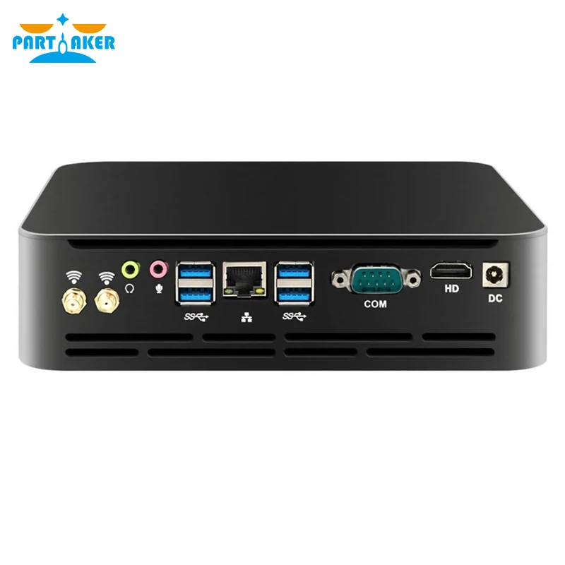 Partaker Intel Core i7 8700 i5 8500 i3 8100 Игровой мини-ПК Win10 Настольный компьютер ПК Nettop Barebone HTPC UHD