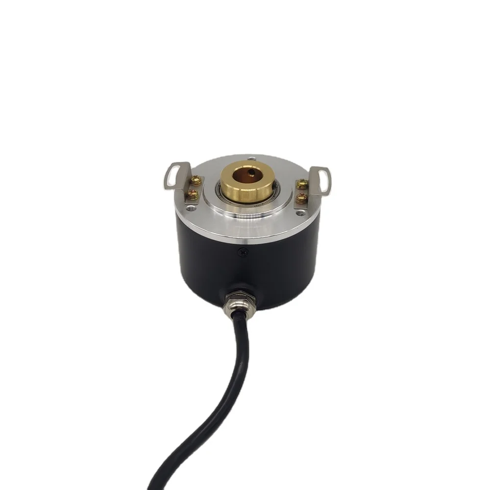 Фото Датчик вращения GHH60-12G600BML5 с полым валом 12 мм, выход DC5V, 600 импульсов, линейный драйвер, сигналы ABZA-B-Z- №3