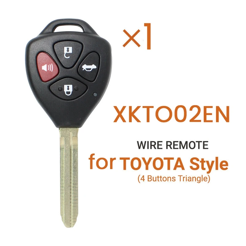 Универсальный проводной пульт дистанционного управления Xhorse XKTO02EN флип-брелок с 4