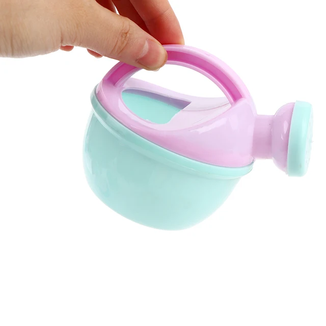 1PCS Baby Bath Toy Colorful Plastic Watering Can Watering Pot Beach Toy Play Sand Shower Bath Toy for children Kids Gift 1