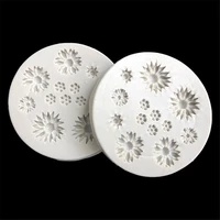 daisy silicon cake mold small flower chrysanthemum cake mousse decorating mold cutter diy fondant pastry desserts bakeware tool