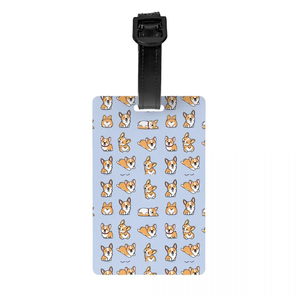 

Luggage Tag Kawaii Corgi Suitcase PVC Travel Accessories Cute Animal Holder Baggage Boarding Tags ID Address Luggage Bag Case