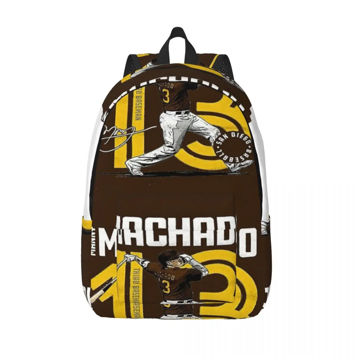 Manny Machado Простой и стильный рюкзак Холщовый Студенческий