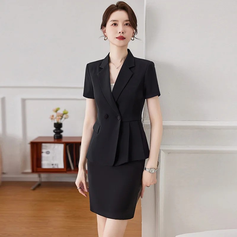 Ювелирный магазин одежда для работы с коротким рукавом Женский Летний новый