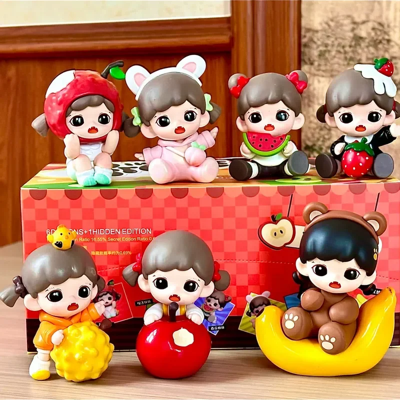 Фото В наличии: Оригинальные коллекционные фигурки Baby Zoraa I Love Fruits в закрытой упаковке, милые трендовые арт-игрушки, декор для рабочего стола, подарок-сюрприз для девочек №1