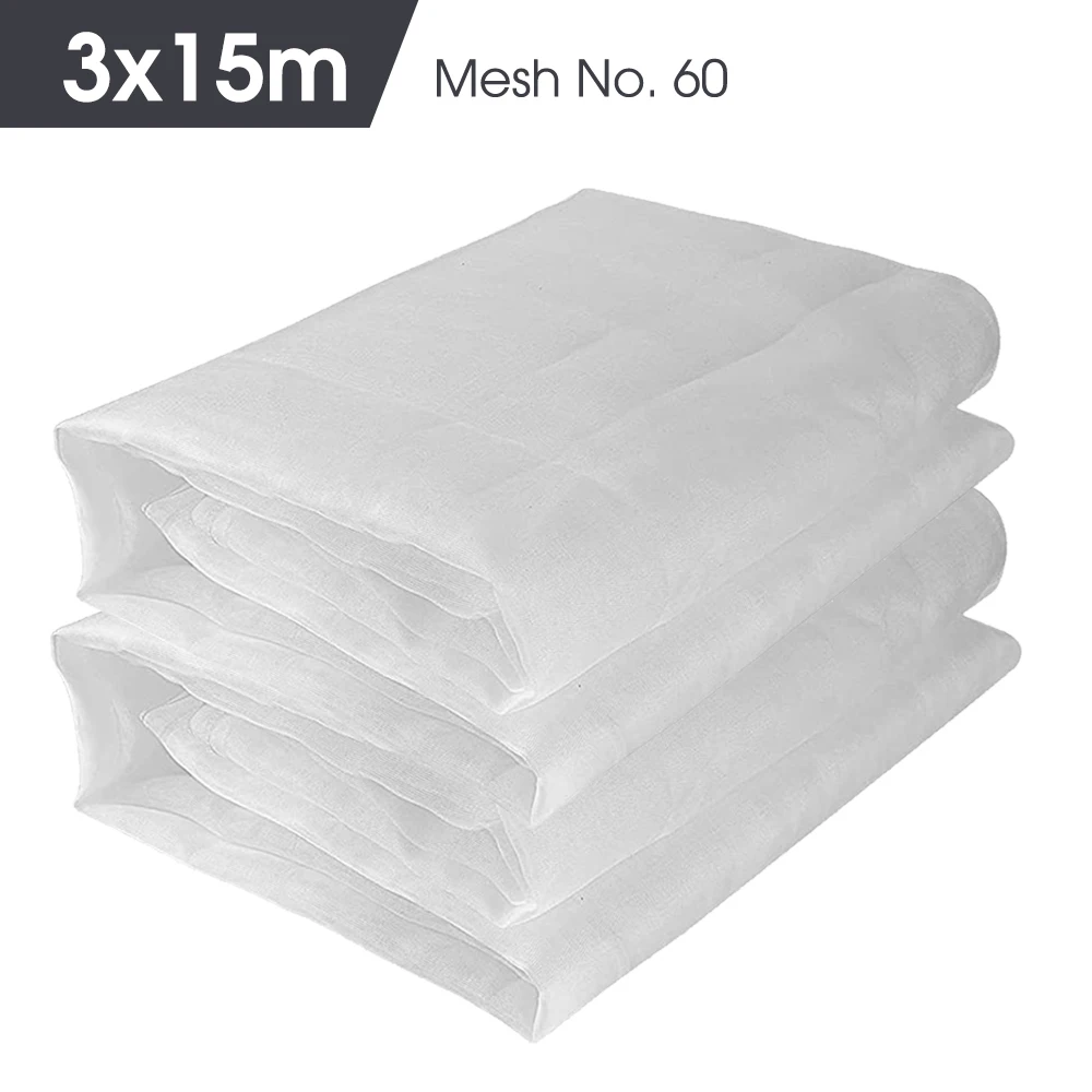 

Садовая сетка нейлон белая 60-сетчатая