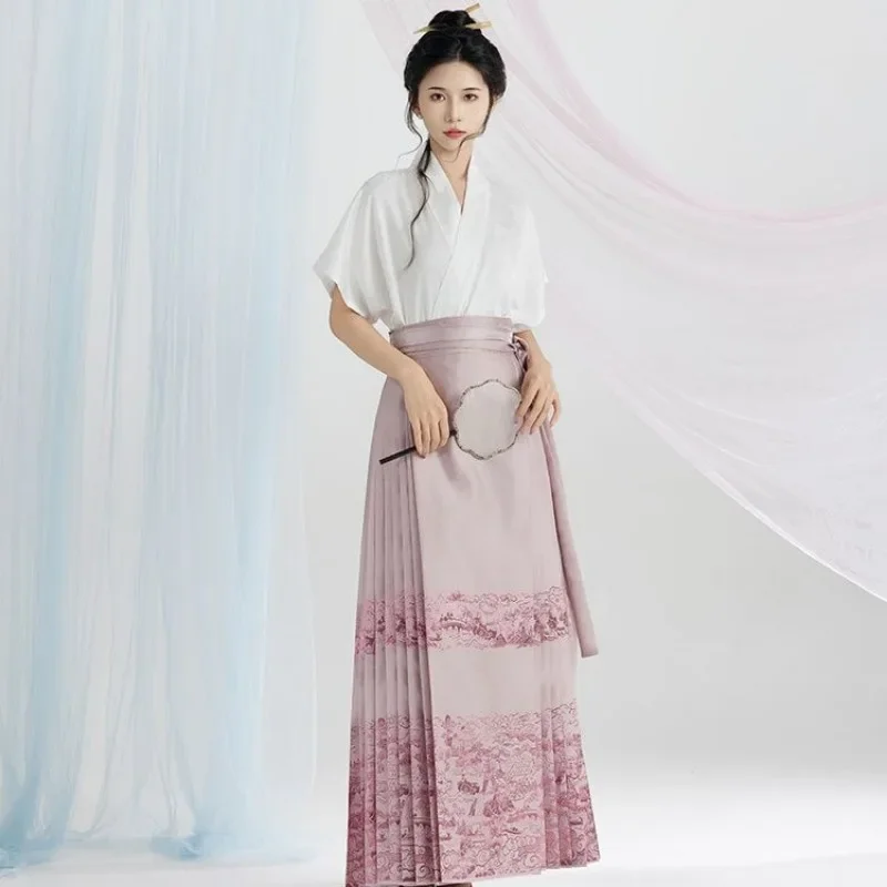 Тяжелая промышленность розовая синяя золотая тканая пряжа перламутровая юбка