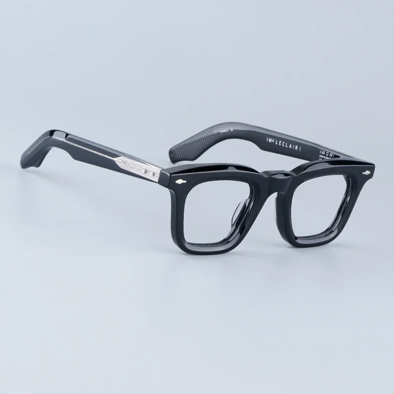 LECLAIR овальные UV400 дизайнерские брендовые очки ручной работы из ацетата толстые