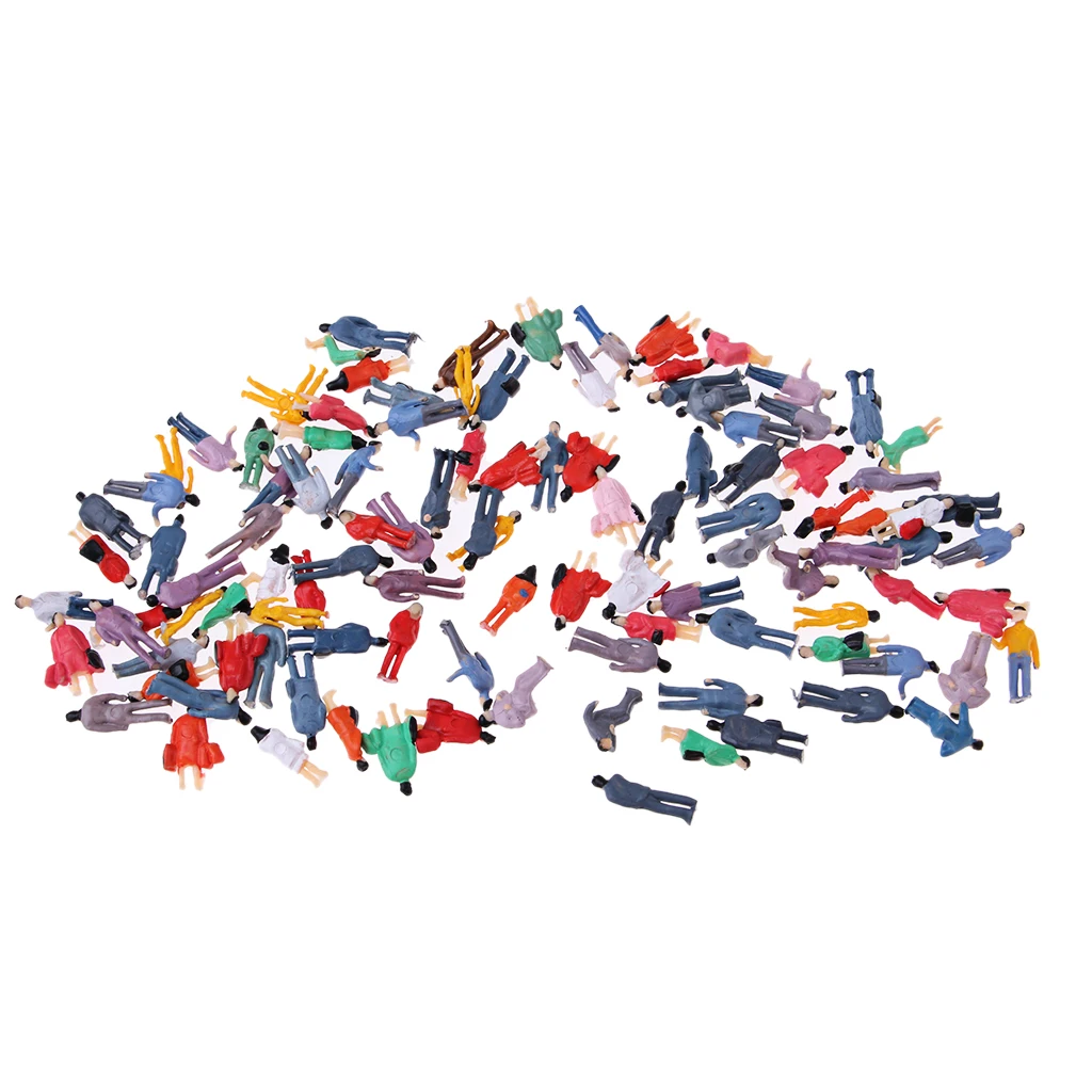 

Раскрашенные люди модель пассажира 1/8 пейзаж Строительная игрушка