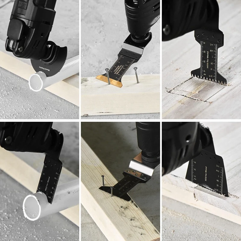 Набор осциллирующих лезвий для пилы Мультитул резки дерева и металла