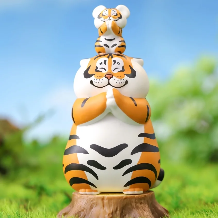 [Игрушечная планета] Panghu &amp baby толстый Тигр с детской фотографией Играйте в год