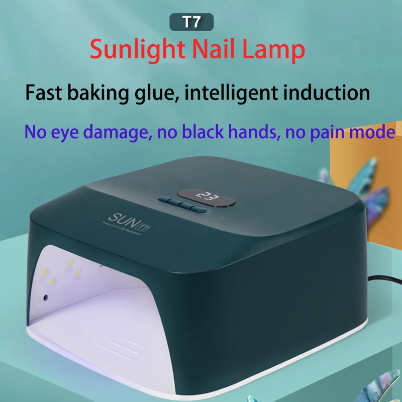 1Pc Advanced Texture Nails Dryer Professional 48W UV LED Nail Lamp Dryer Manicure With 33pcs Light Bead for Gel Polish Curing