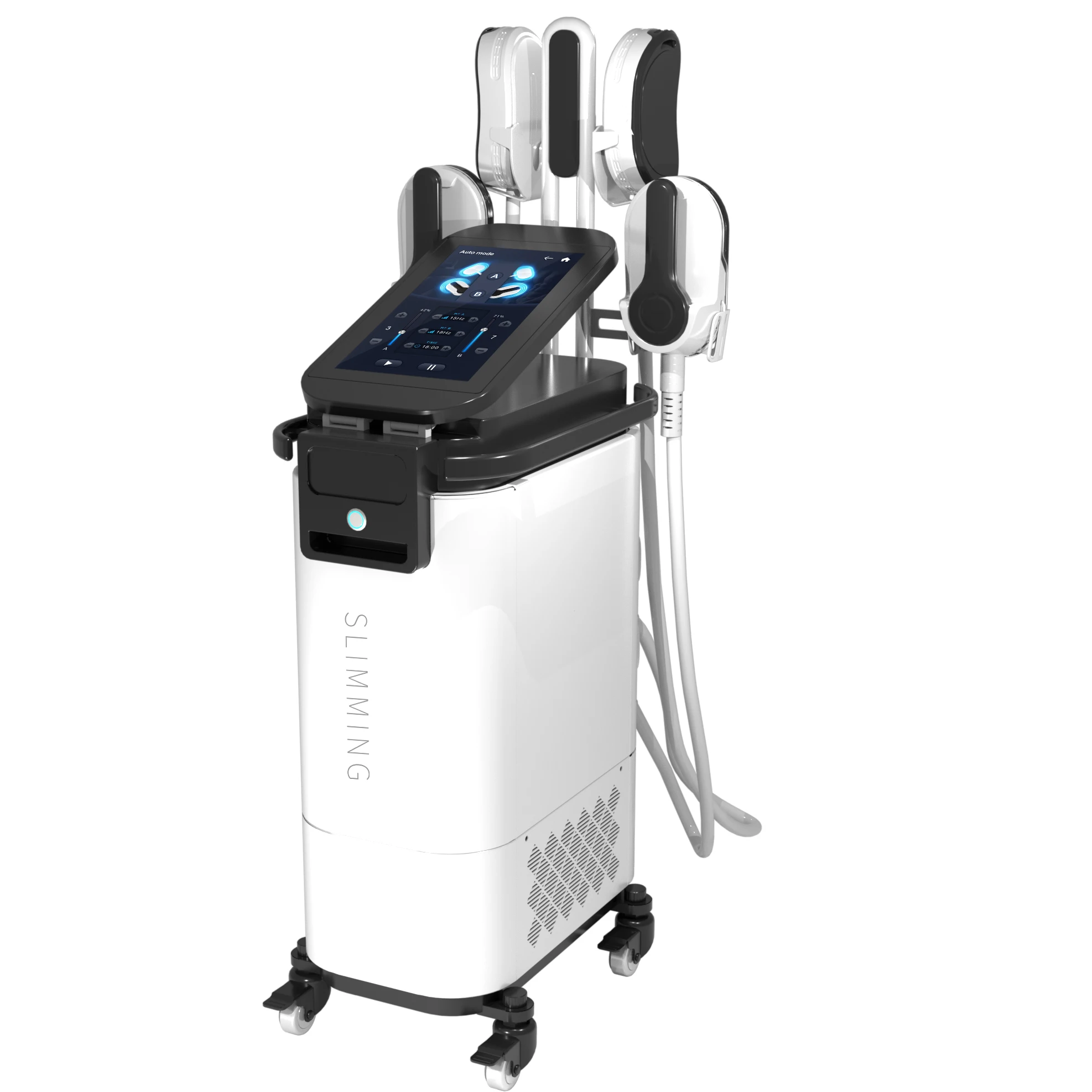 

Vertical Electromagnetic Massage Machine EMS Magnetic Lean Pacemaker Body Muscle Training Fat Sculpting Weight Loss Equipment