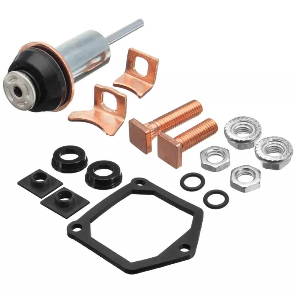 

Universal Motor Starter Solenoid Repair Rebuild Kit Plunger Contacts Set for Toyota Subaru Honda