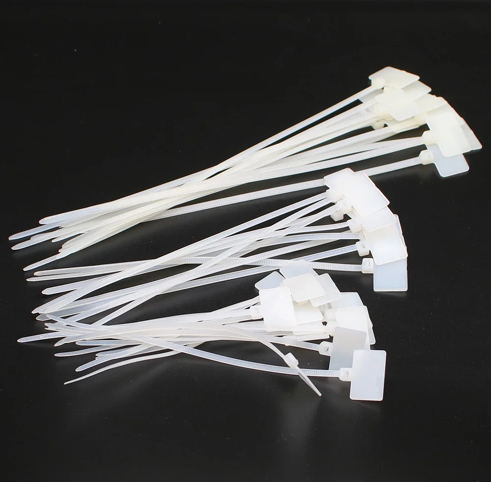 

Пластиковые нейлоновые метки для кабельных стяжек