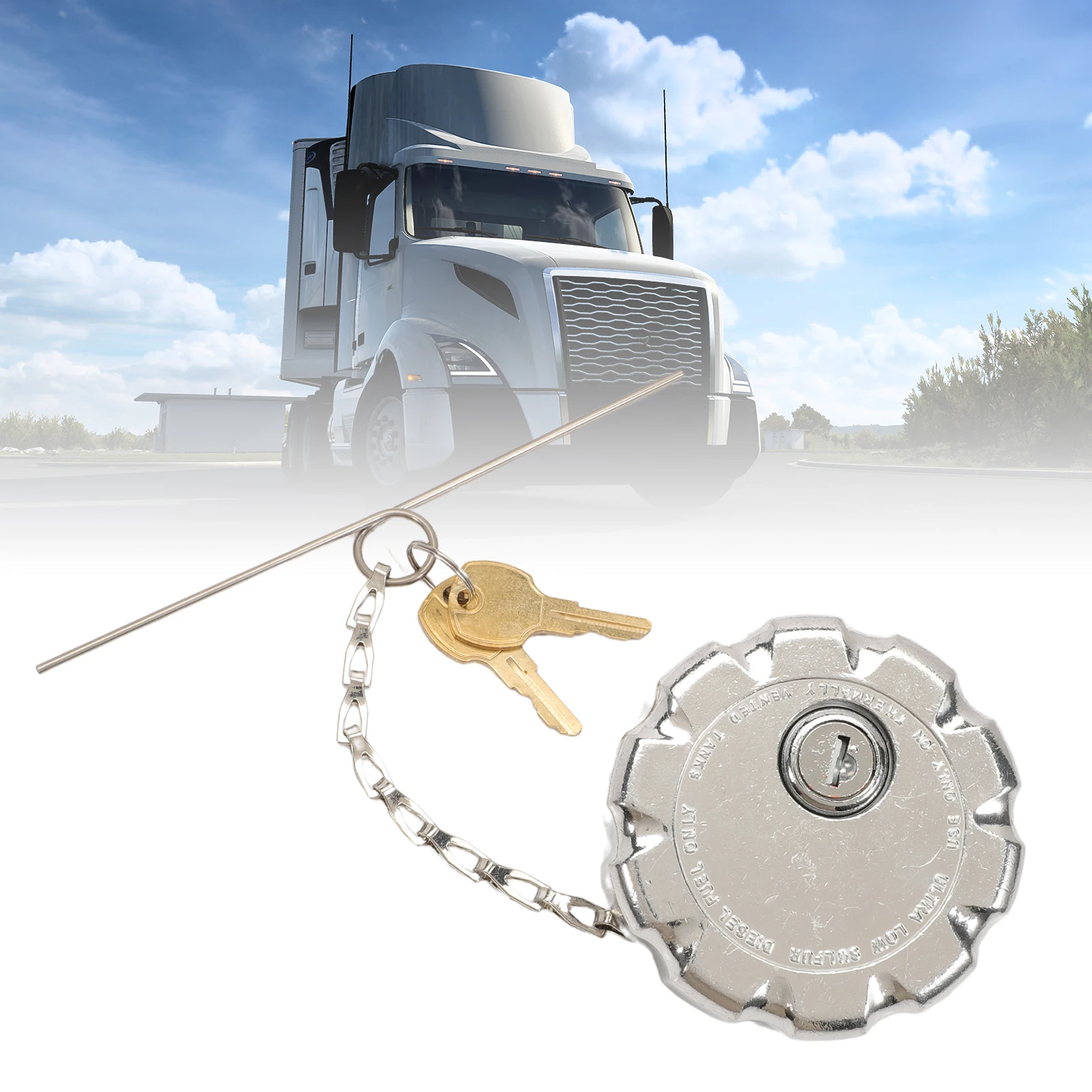 3-дюймовая запирающаяся крышка топливного бака для моделей тяжелых грузовиков