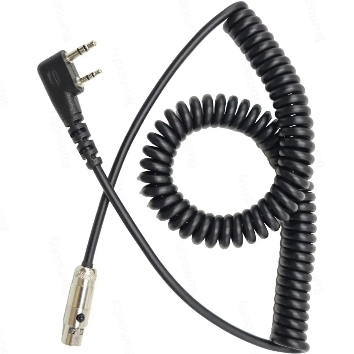 Спиральный кабель гоночной гарнитуры с K 2-контактным на 5-контактный мини-XLR для