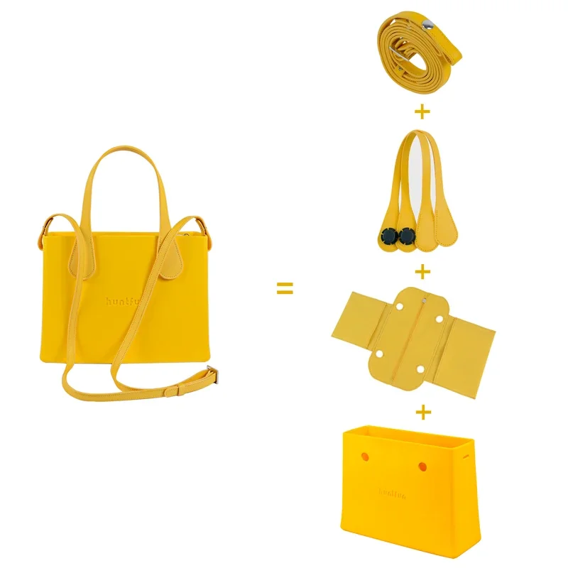 Новая повседневная женская силиконовая сумка большой емкости через плечо