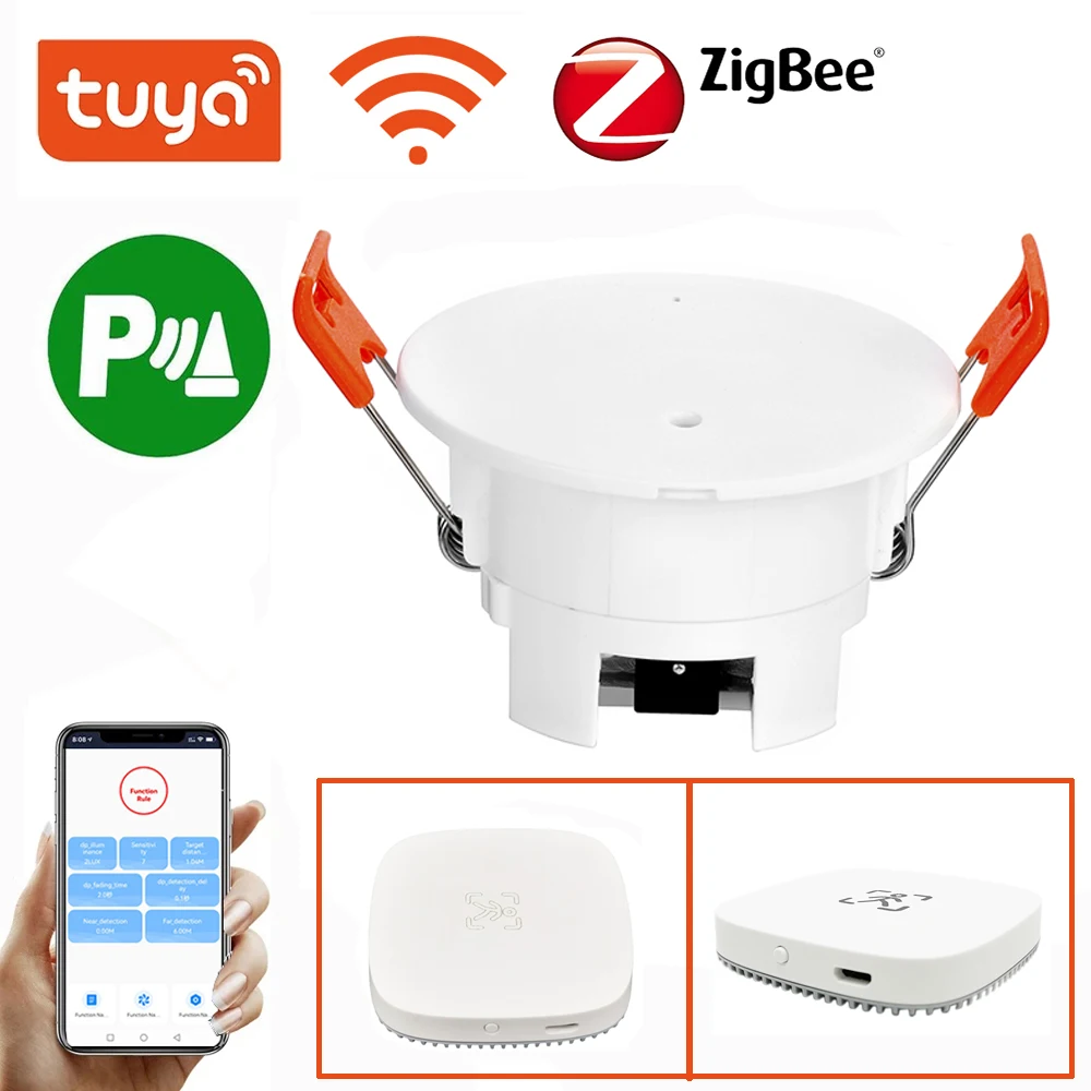 

Датчик движения Tuya ZigBee с поддержкой Wi-Fi и датчиком присутствия человека