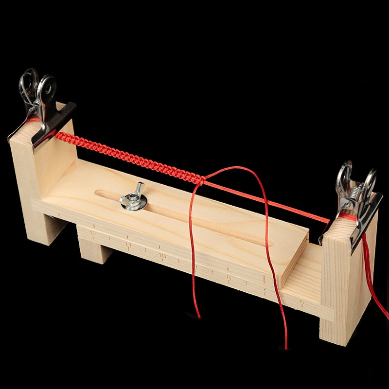 

Creative Rope Braiding Tool Hand-knitted Rope Rack For Bracelet Necklace DIY Handcraft Rope Knitting Fixing Tools Practical