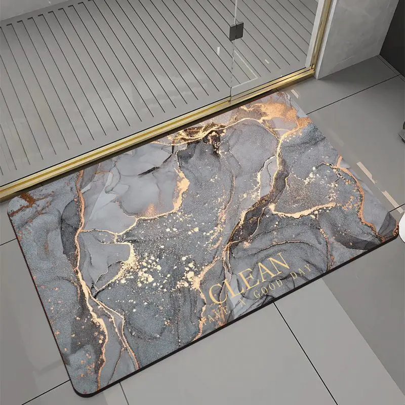 Коврик для ванной и душа Быстросохнущий не скользящий | Дом сад