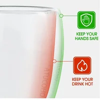 Кофейная чашка из двойного стекла#4