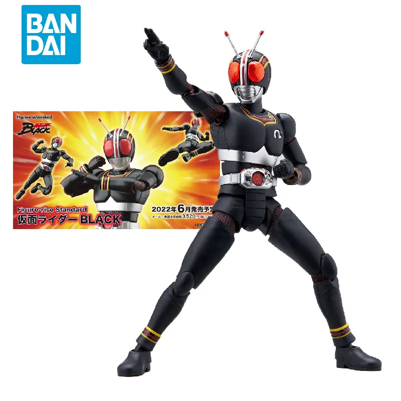 Фигурка BANDAI Rise Standard FRS, маскарадный гонщик, черный цвет, модель 100% оригинального персонажа из анимации, экшн-игрушка в подарок