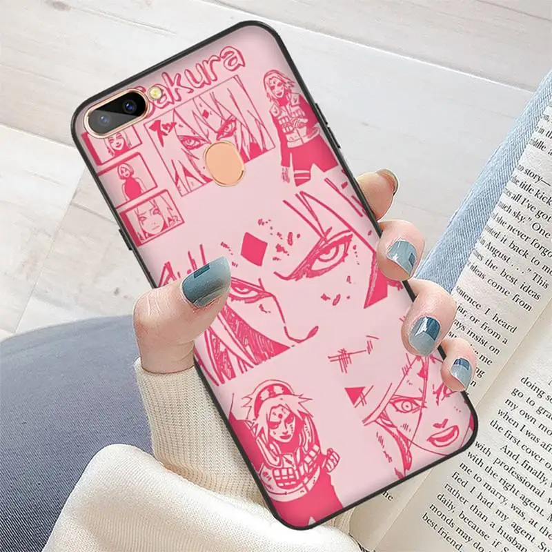BANDAI Naruto Haruno Sakura чехол для телефона Oppo Reno Realme C3 6Pro ЧЕХОЛ ДЛЯ vivo Y91C Y17 Y19 Funda Capa |
