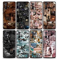 luxury aesthetic collage phone case for xiaomi mi 12 12x 11t x4 nfc m3 f3 gt m4 pro lite ne 5g poco m3 m4 x4 tpu case