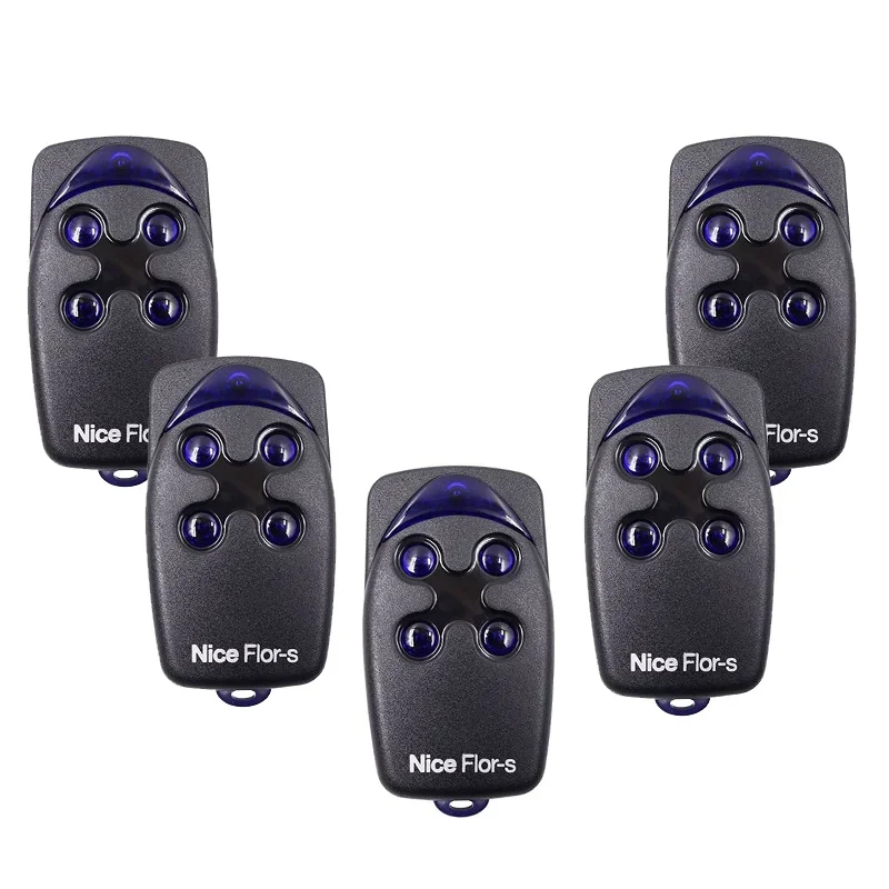 Wholesale 5 pcs Nice Remote Control Transmitter Replace Original Flor Flor-S Flo2R Inti 433.92Mhz Gate Garage