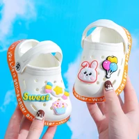 summer children garden clogs shoes boys girls beach sandal kids lightweight breathable cute cartoon slip mules baby slipper