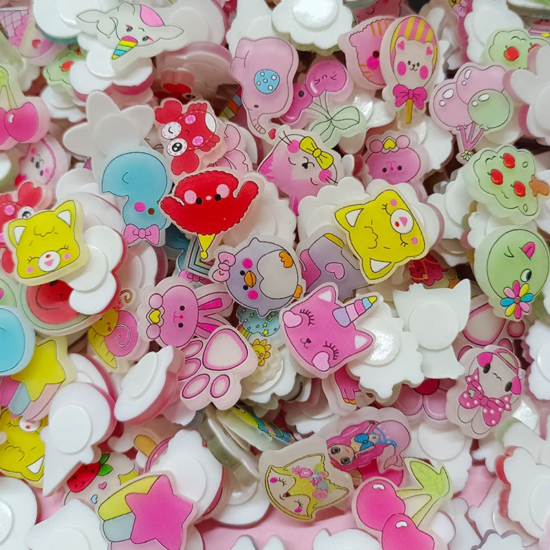 

Аксессуары для волос для девочек, 50 шт./компл., объемная чашка для воды, милые наклейки из мультфильмов термос, каждое украшение из смолы, украшения для телефона «сделай сам»