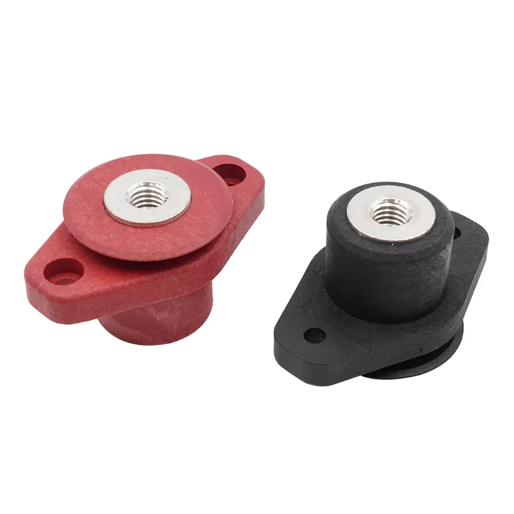 

2pcs 500A Energy High Current Red Copper Energy Storage Terminal Lithium Battery Flame Retardant Terminal Connector