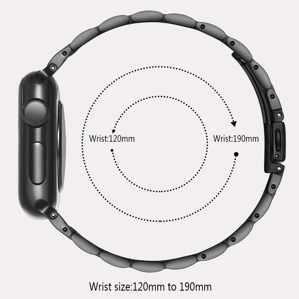 Slim Wristband for Apple Watch Band 8 7 6 5 4 Se 41mm 45mm 40mm 44mm Women Steel Strap for IWatch Ultra 49mm 38mm 42mm Bracelet