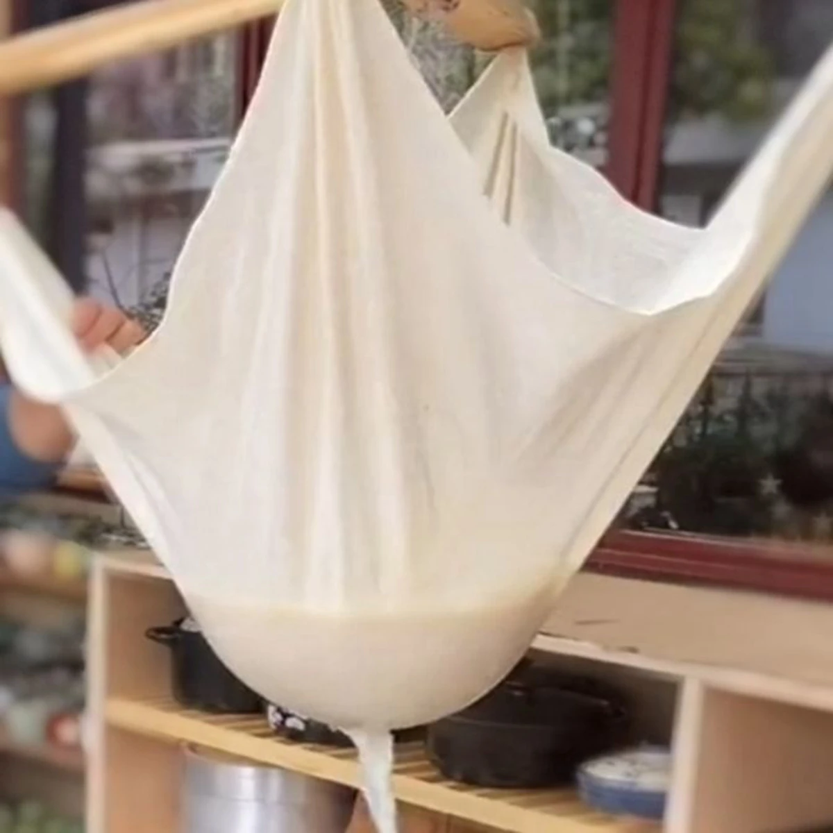 

Бежевые марлевые фильтры из хлопка Milk