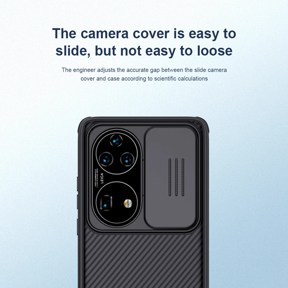 For Huawei P50 Pro Case NILLKIN Camshield Pro Slide Lens Case Frosted Shield Back Shell For Huawei P50 Camera Cover