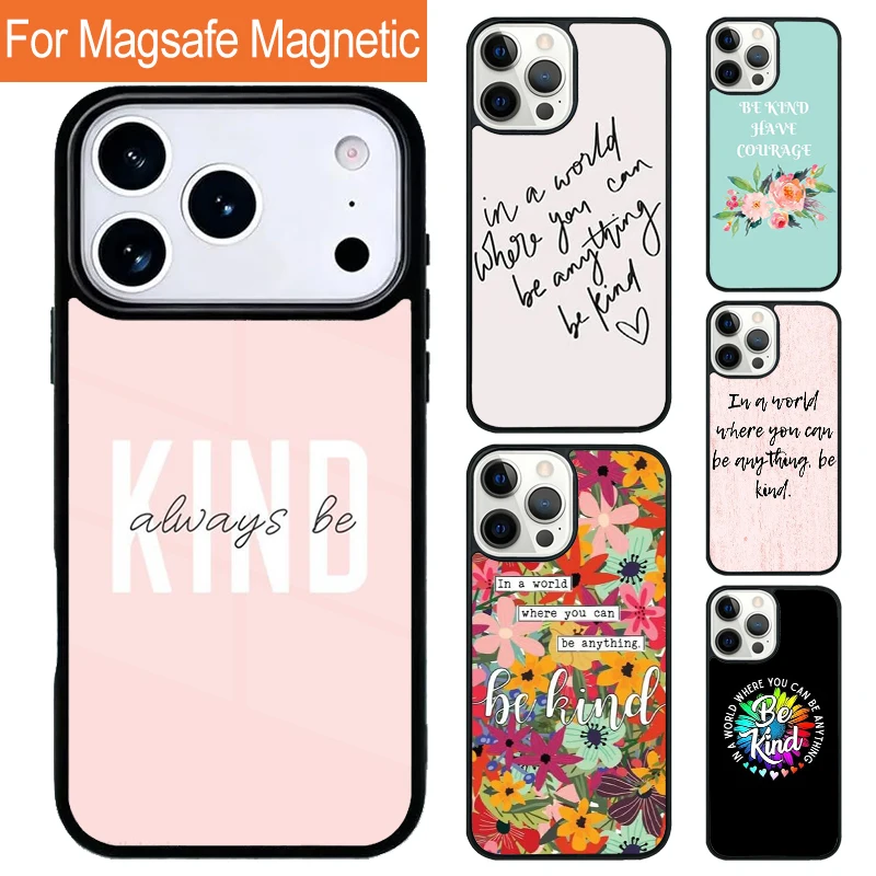 Фото Магнитный беспроводной чехол Be Kind для зарядки iPhone 17 Pro, 16, 15, 13, 12, 11 Pro Max, Air 14 Plus с поддержкой MagSafe №1