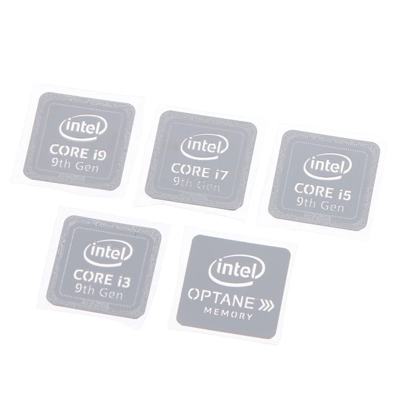 Металлическая наклейка 10-го поколения для процессора Intel Core I9 I7 I5 I3 с логотипом