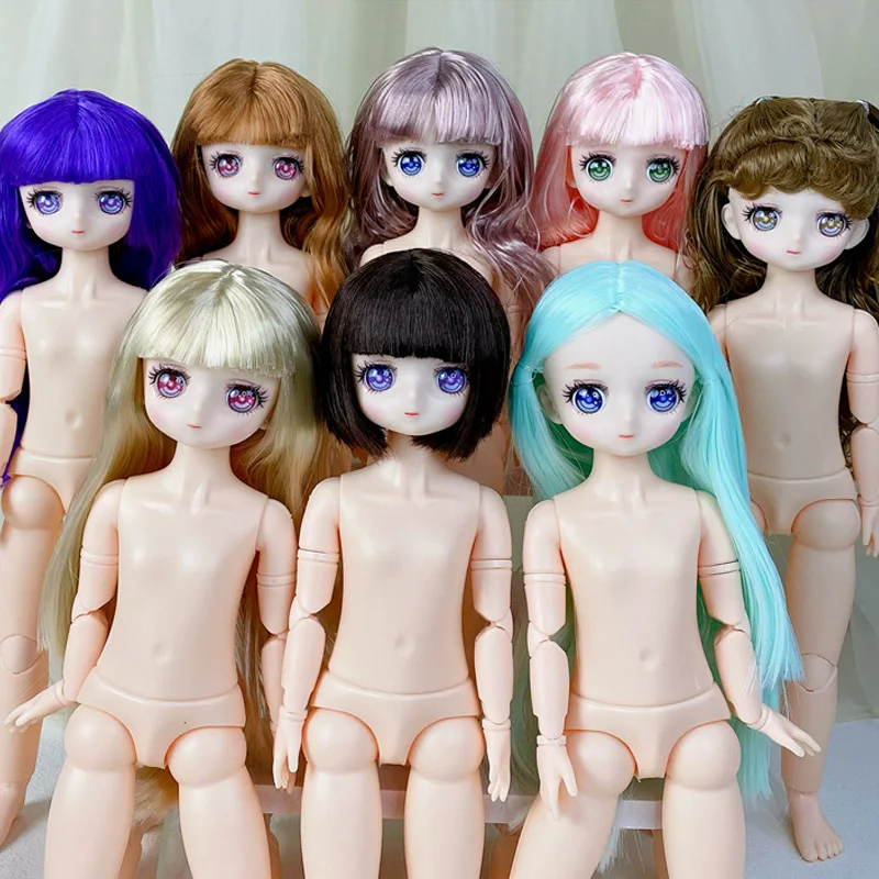 

Кукла шарнирная с лицом и 23 суставами, 30 см, 1/6