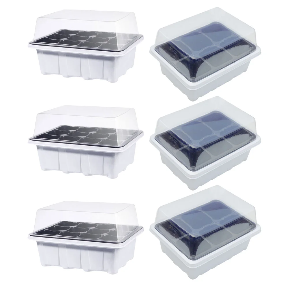 

6 шт., пластиковые подносы для выращивания растений