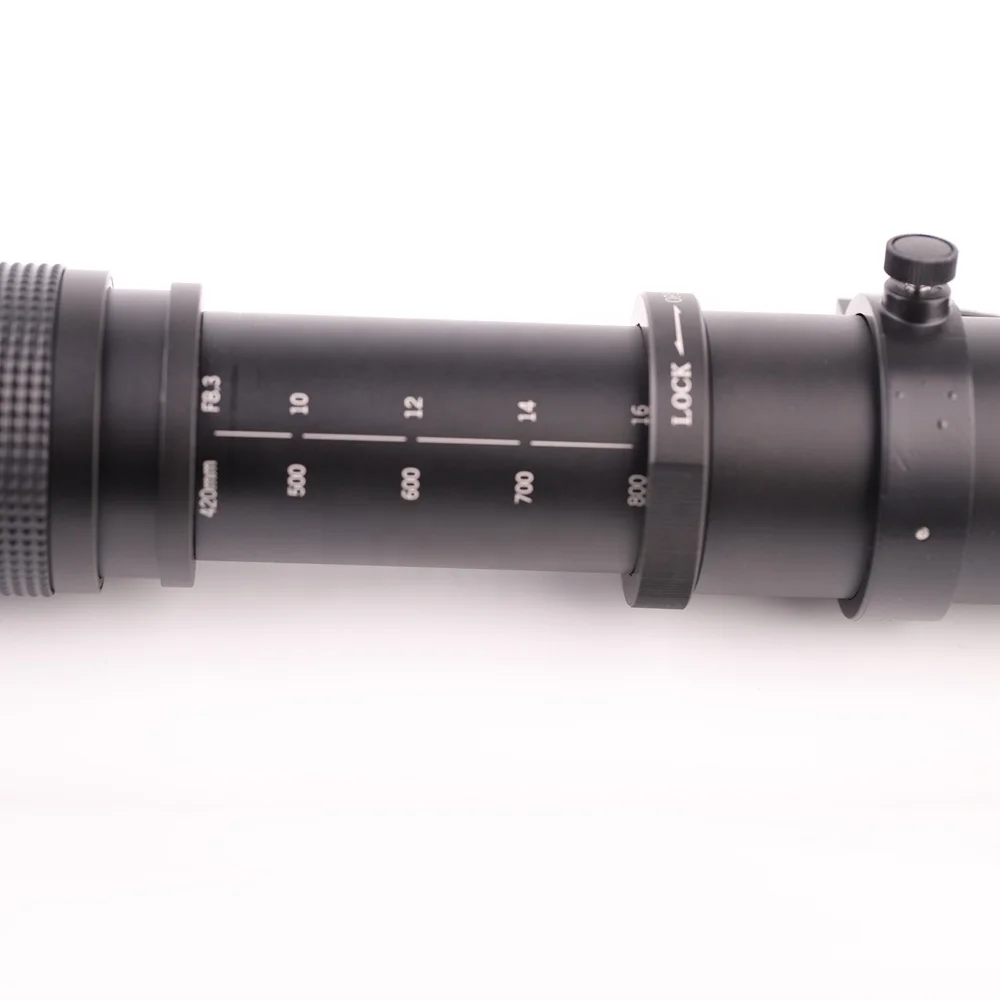

420-800mm f/8.3-16 Manual camera lens For All DSLR Cameras